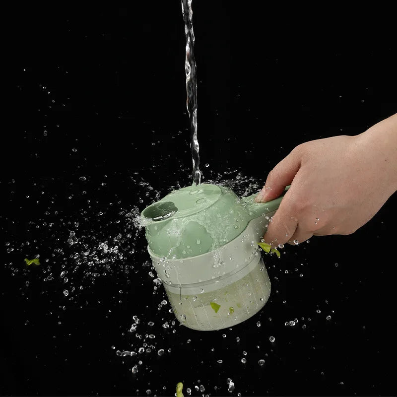 4 In 1 Wireless Electric Vegetable Cutter