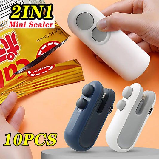 2 in 1 Mini Food Heat Sealer